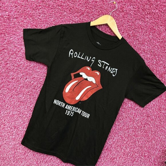 The Rolling Stones North American Tout 1975 Rock tee size small - Picture 3 of 4
